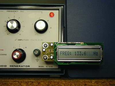 FreqShow Function Generator Frequency Display direct-mount to terminals